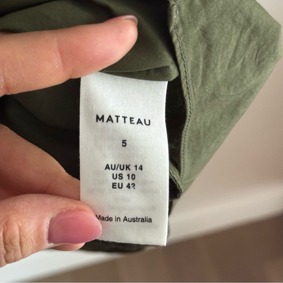 Matteau One Shoulder Organic Cotton Mini Dress - Picture 4 of 7